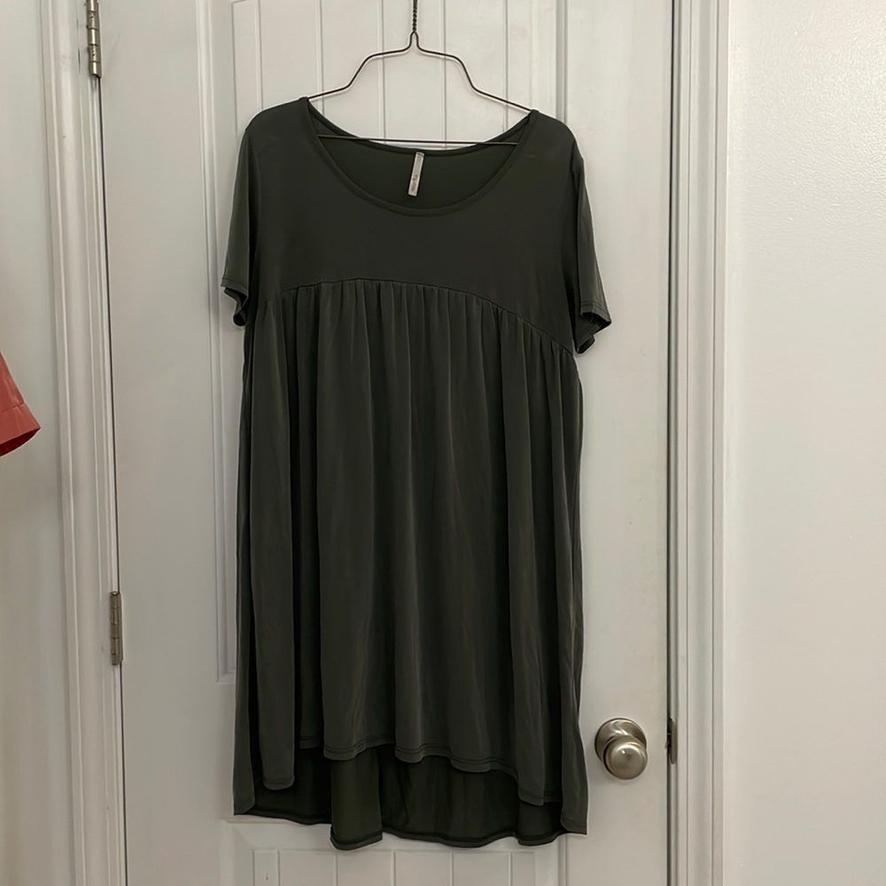 My Story Olive Green Dress